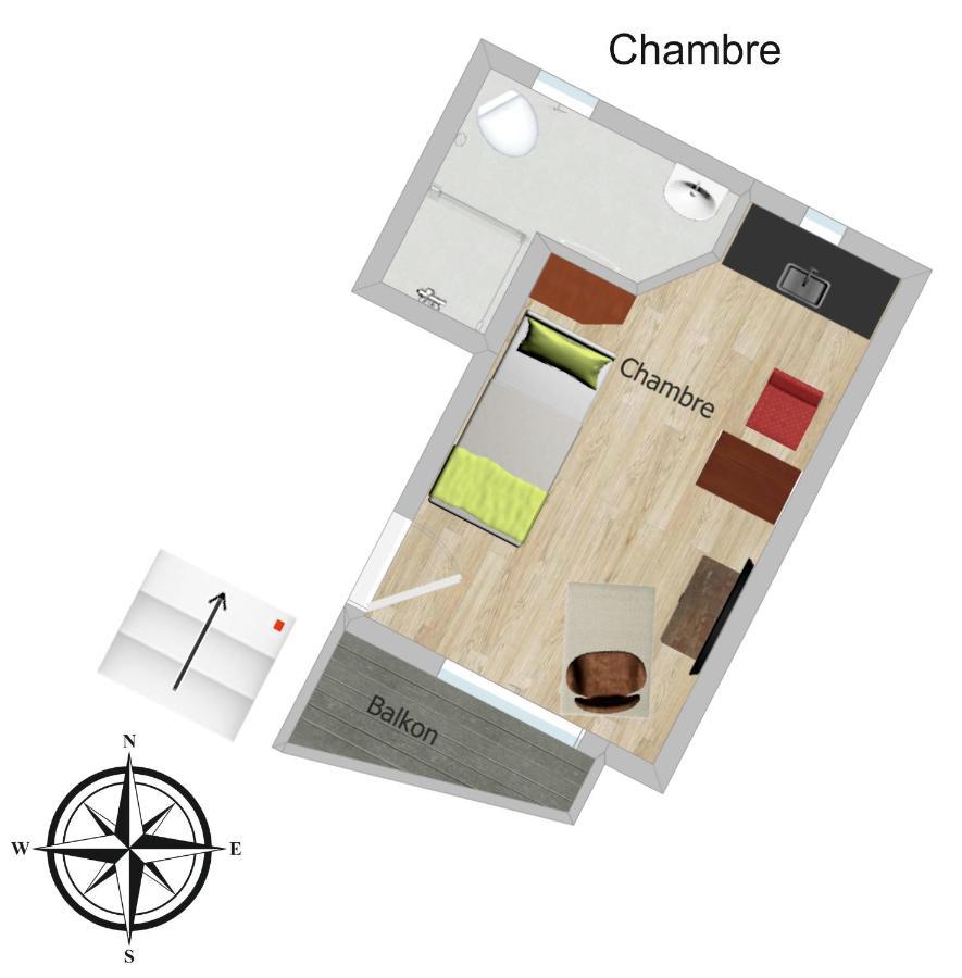 Apartmán Schmuckkaestle Am Hafen Wiesbaden Exteriér fotografie