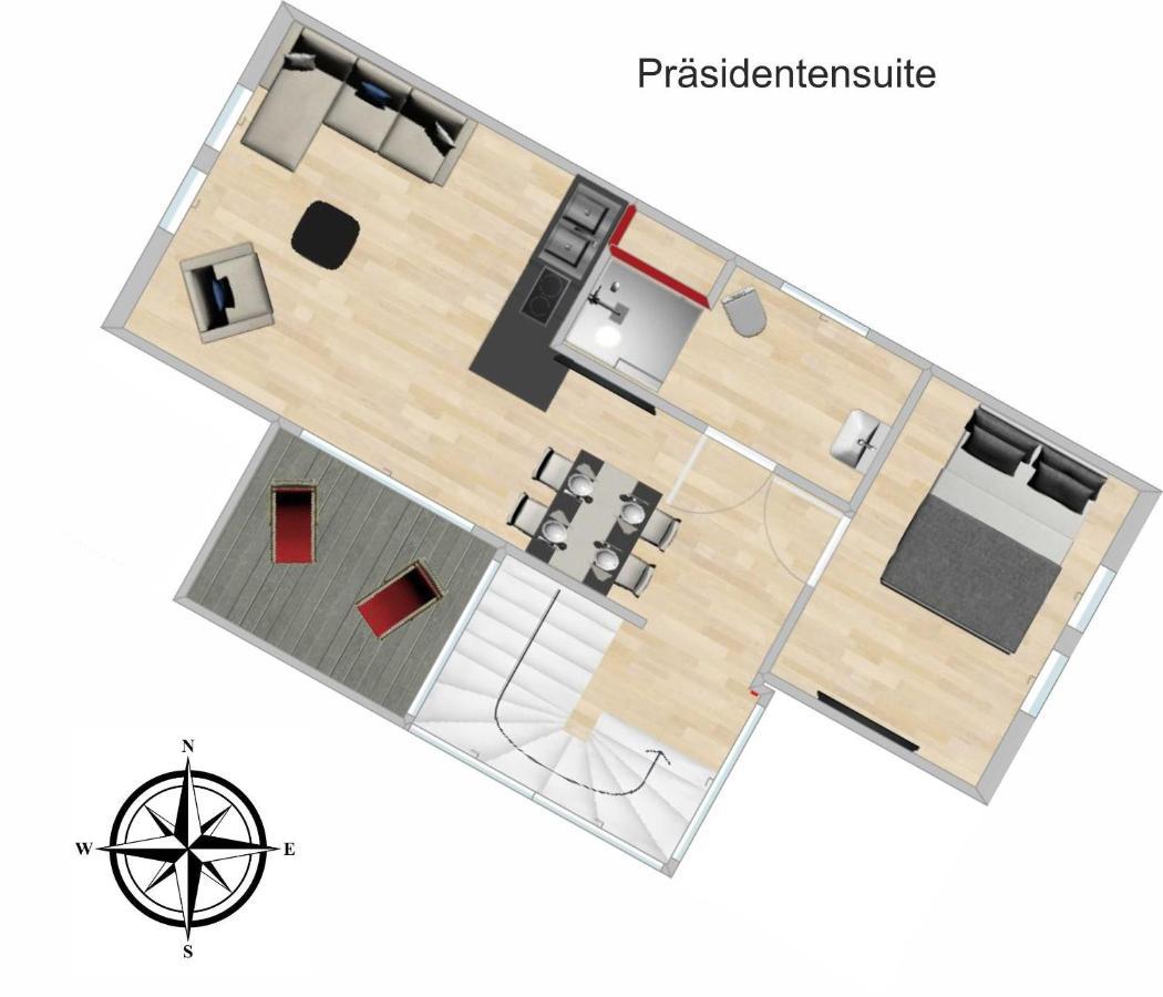 Apartmán Schmuckkaestle Am Hafen Wiesbaden Exteriér fotografie